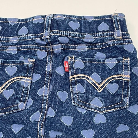24M Levi’s jeggings with glitter hearts - Picture 3 of 3